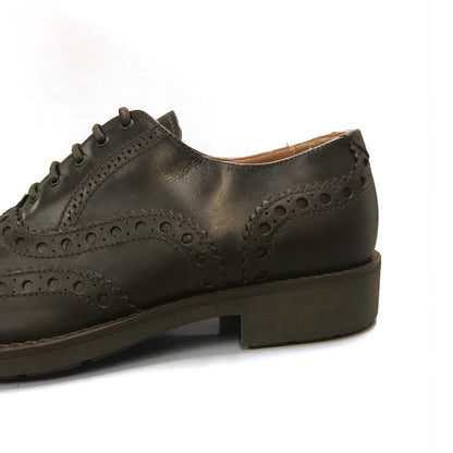 Scarpa Inglesina Uomo NeroGiardini 09225 Vera Pelle, Marrone Caffè - Numero 44