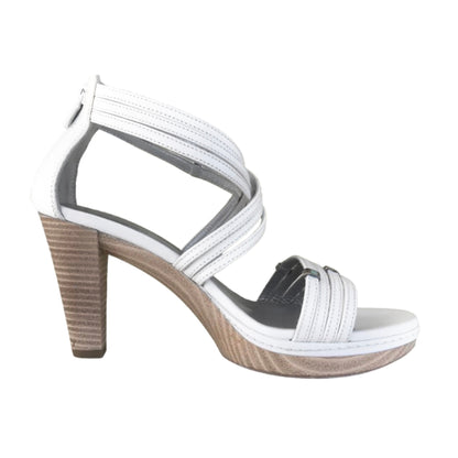 Sandali Donna NeroGiardini P106020D Vera Pelle Bianco