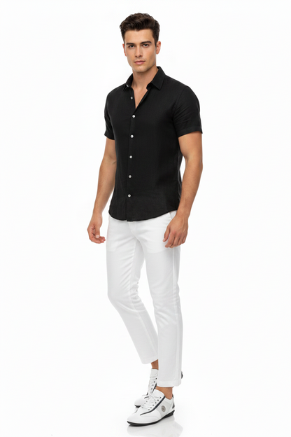 Sneakers Uomo NeroGiardini P009470 vera Pelle Bianco Blu Notte - 43 EU