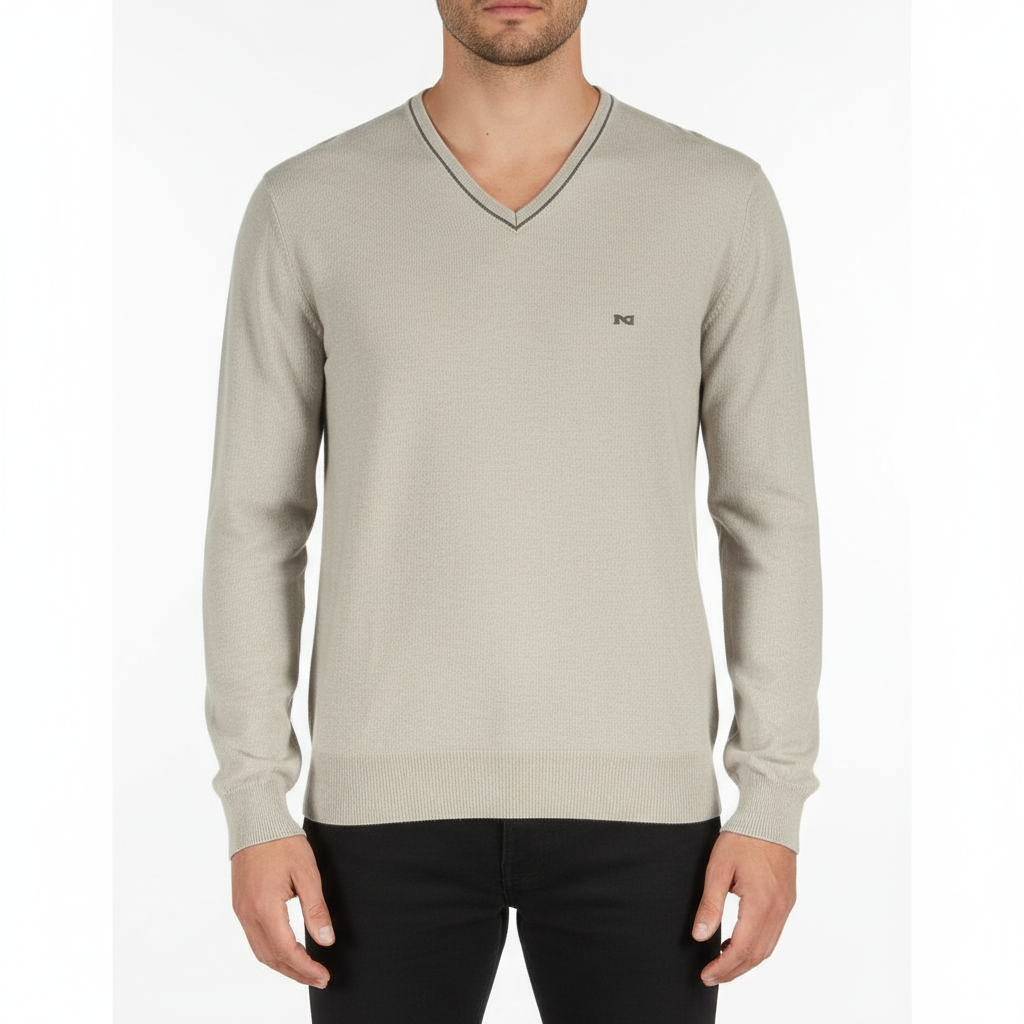Maglia da Uomo NeroGiardini A470801U - Beige