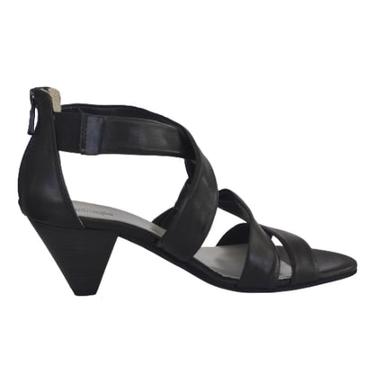 Sandali Donna NeroGiardini P308820D in Nappa Nero Tacco a cono