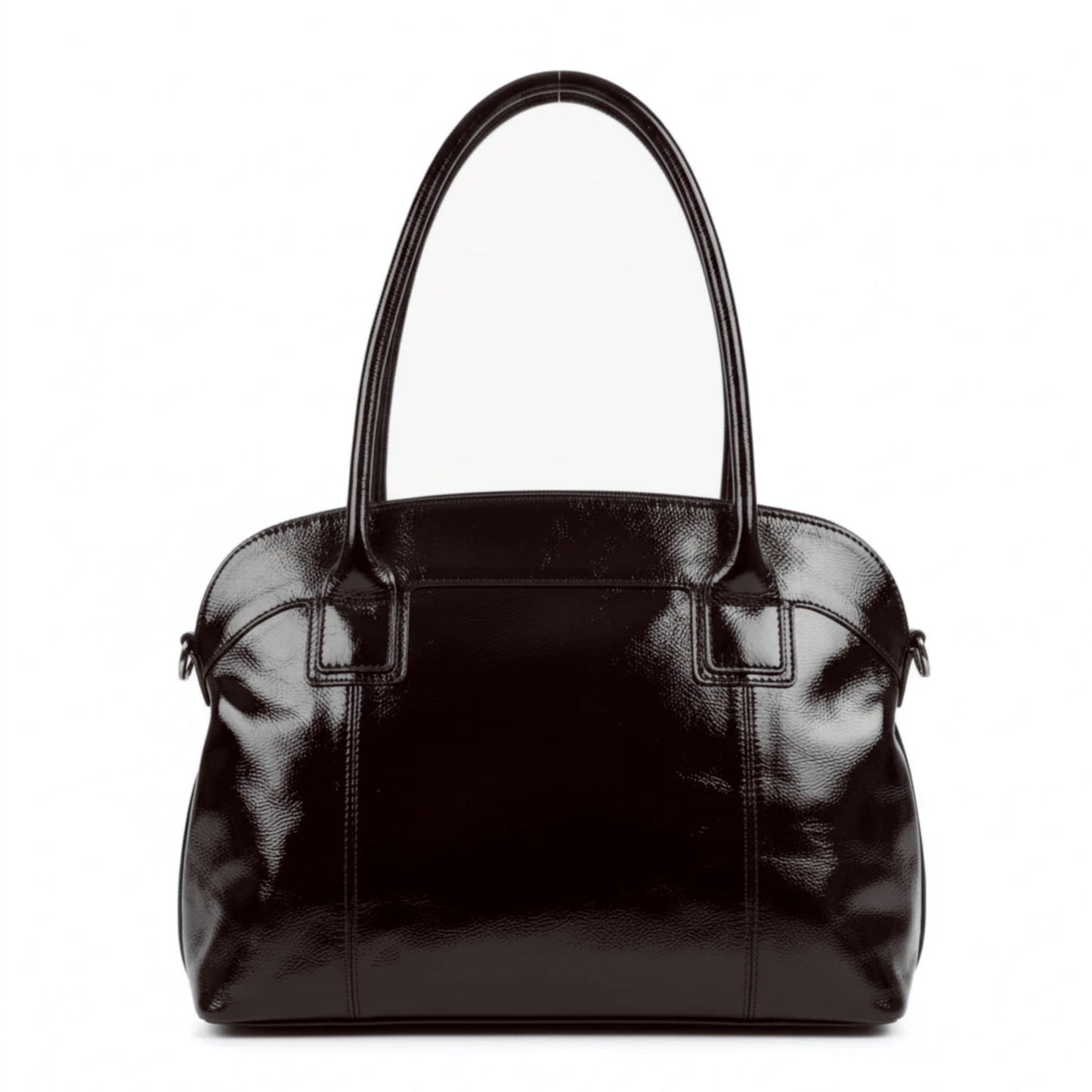 Borsa Elegante Nero Giardini Marrone Testa di Moro, Naplak
