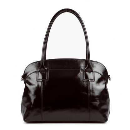 Borsa Elegante Nero Giardini Marrone Testa di Moro, Naplak