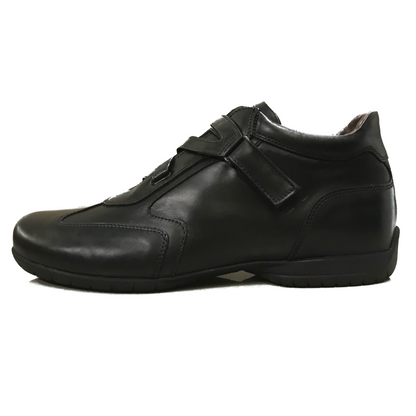 Sneakers Uomo NeroGiardini 07561 Nero con chiusura a strappo - Numero 44