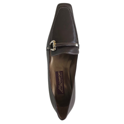 Mocassini Donna Comfort 1087 Vera Pelle Testa di Moro
