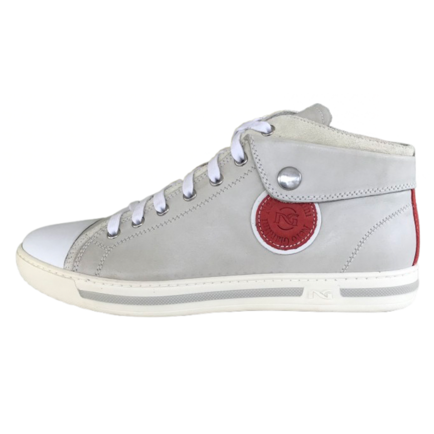 Sneakers Uomo/Donna NeroGiardini P410001D Vera Pelle Bianco ghiaccio - 38 EU