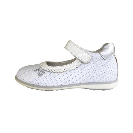 Ballerine Bambina NeroGiardini  P319690F Vera Pelle Bianco - 23 EU