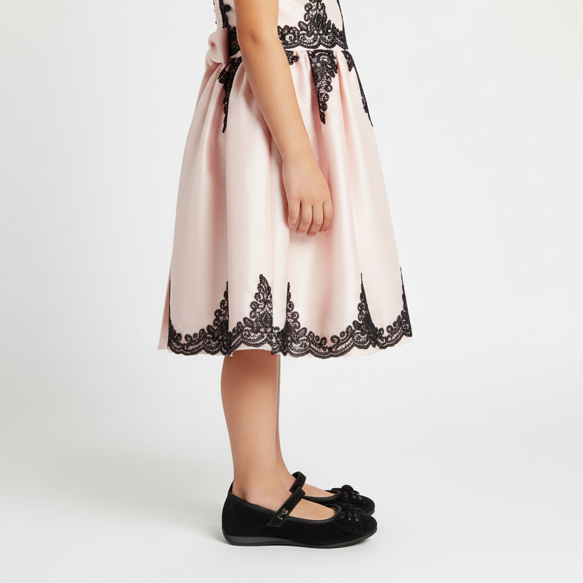 Ballerine con fiocco NeroGiardini A026120F Vera Pelle Scamosciata Nero