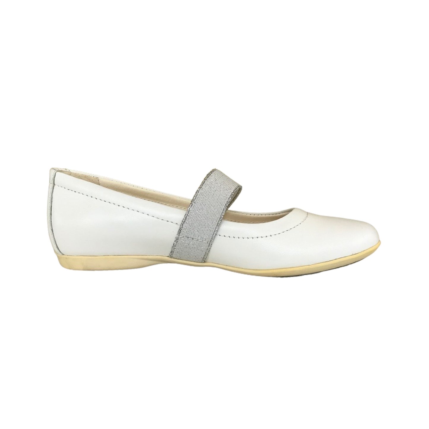 Ballerine con elastico argento Primigi 22478 Bianco Nappa