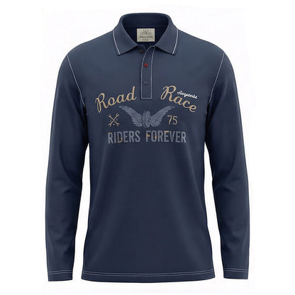 NeroGiardini Maglia Uomo Polo, Blu Navy, Cotone