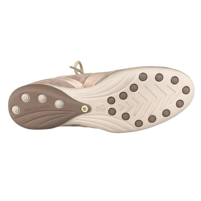 Sneakers Basse Uomo 07510 Vera Pelle Scamosciata Beige Deserto - 40 EU