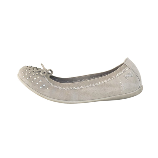 Ballerine con brillantini P530872F Vera Pelle Beige Freddo
