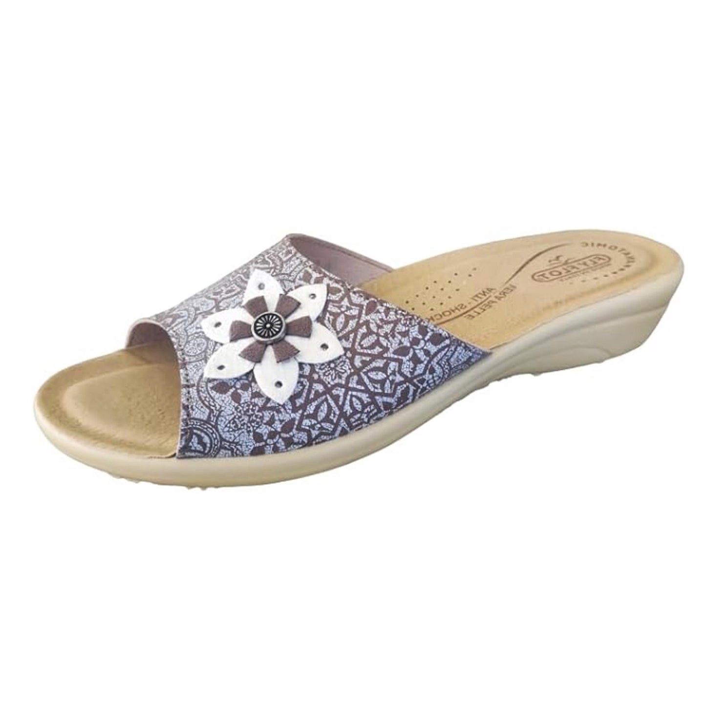 Ciabatte Donna Fly Flot T4042 fascia con fiore