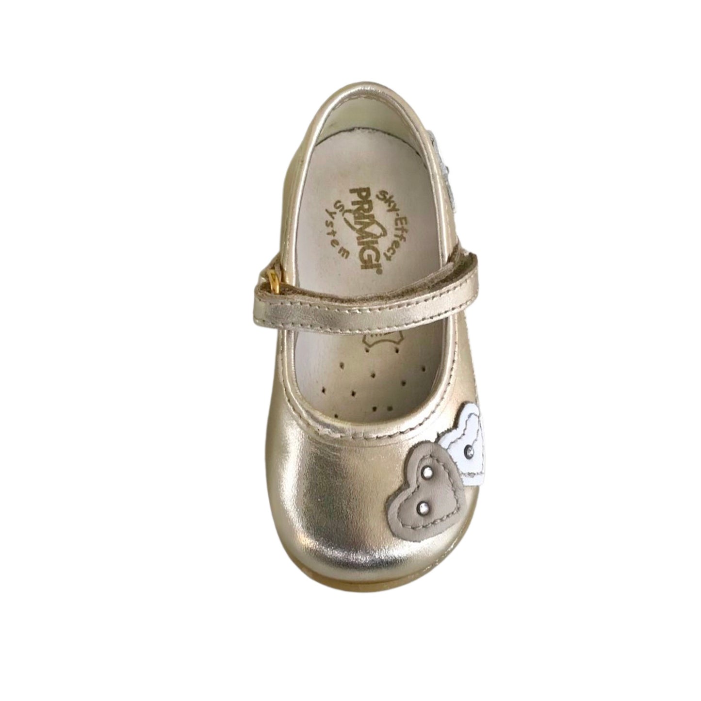 Ballerine Bambina Primigi 81012 Nappa Laminata Platino - 20 EU
