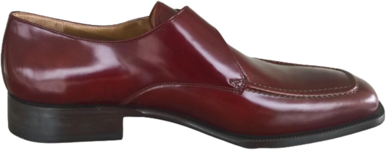 Scarpe Classiche Uomo con Fibbia, Colletti 2724, Vera Pelle, Marrone, Fondo Cuoio - Numero 46