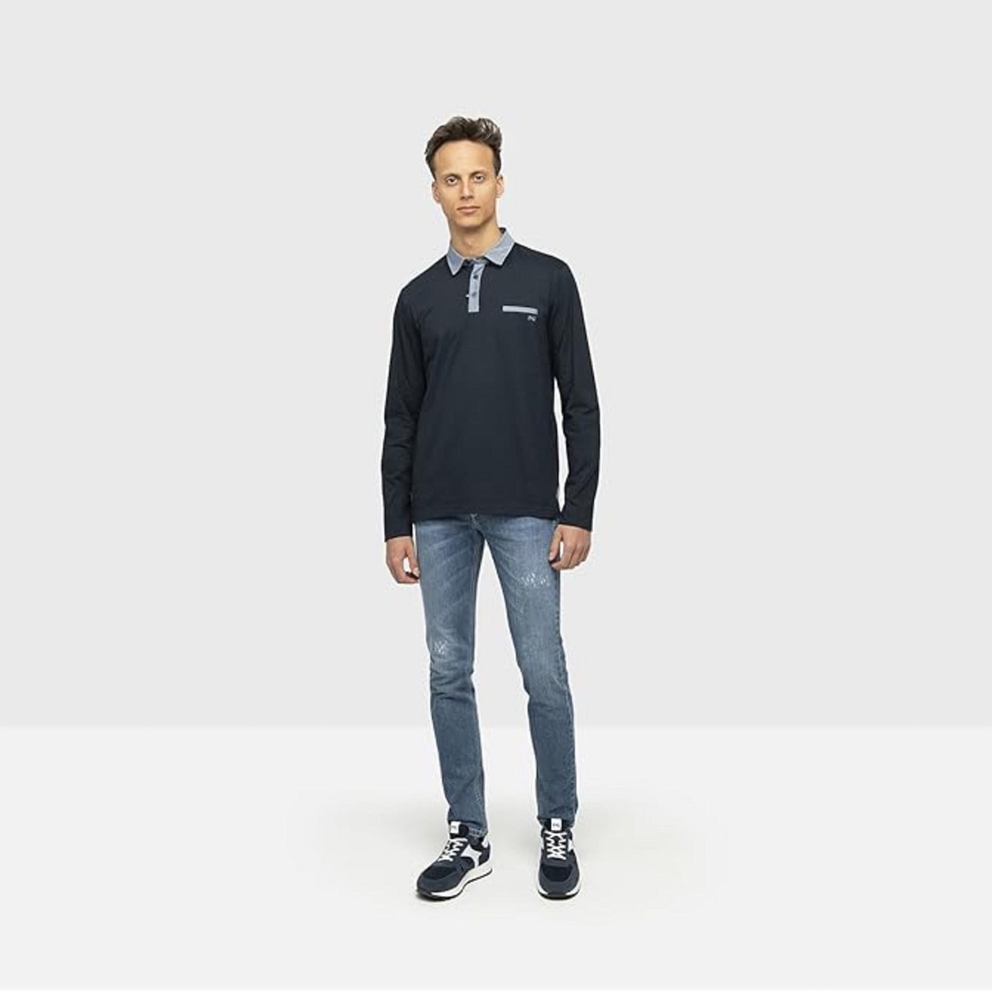 Maglia da Uomo Nero Giardini P671200U - Blu