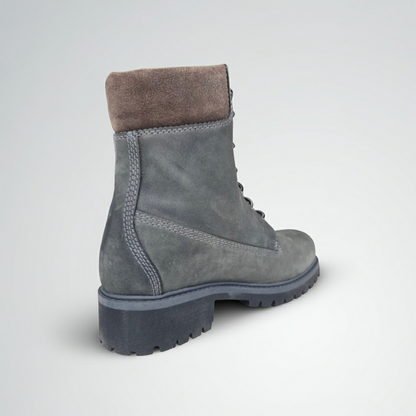 Nero Giardini Stivaletti Stringati Unisex, Vera Pelle, Grigio, Suola Carroarmato, 38 EU