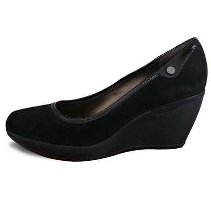 Scarpe con Zeppa Donna NeroGiardini A005172D in camoscio Colore Nero - 38 EU