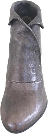 Stivaletti alla caviglia Donna NeroGiardini A106662D - Tacco 6.5 cm, Vera Pelle, Grigio Carbone - Numero 36