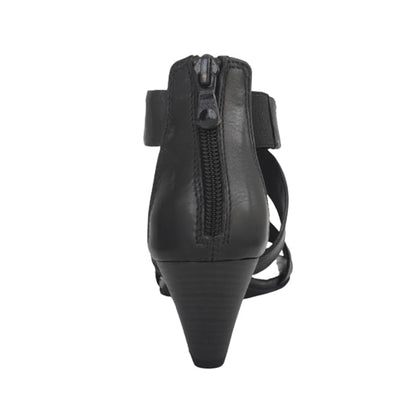 Sandali Donna NeroGiardini P308820D in Nappa Nero Tacco a cono