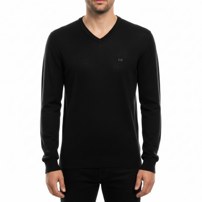 Maglia da Uomo Nero Giardini A570104U - Nero e Grigio, 56 EU