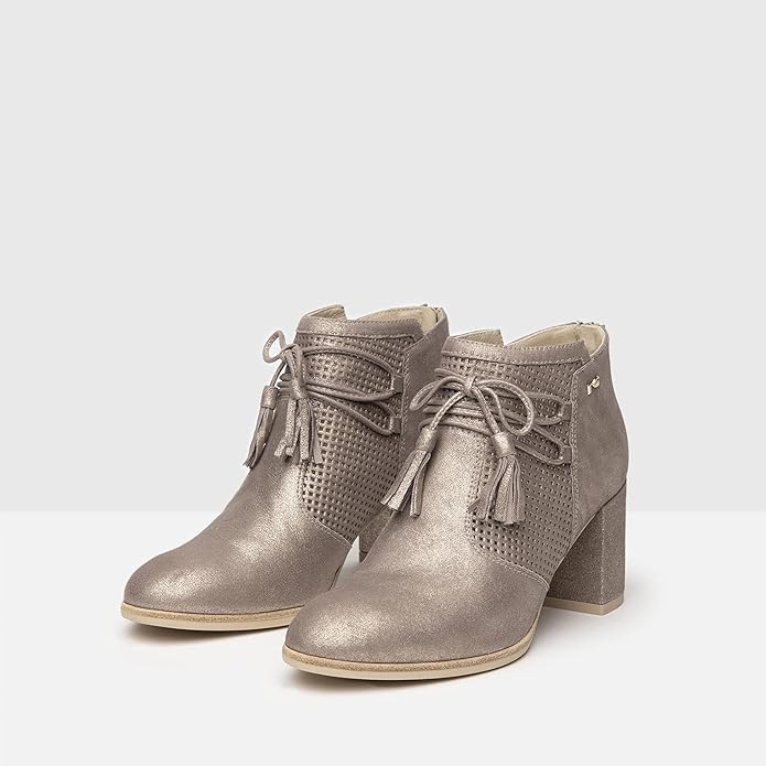 Tronchetti mezza stagione Donna NeroGiardini P907651D Platino