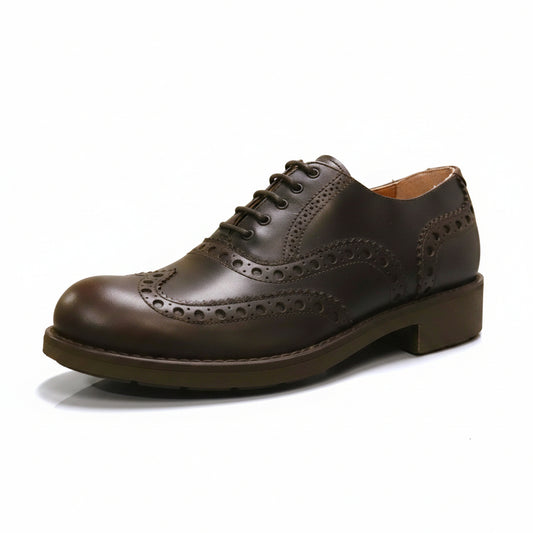 Scarpa Inglesina Uomo NeroGiardini 09225 Vera Pelle, Marrone Caffè - Numero 44