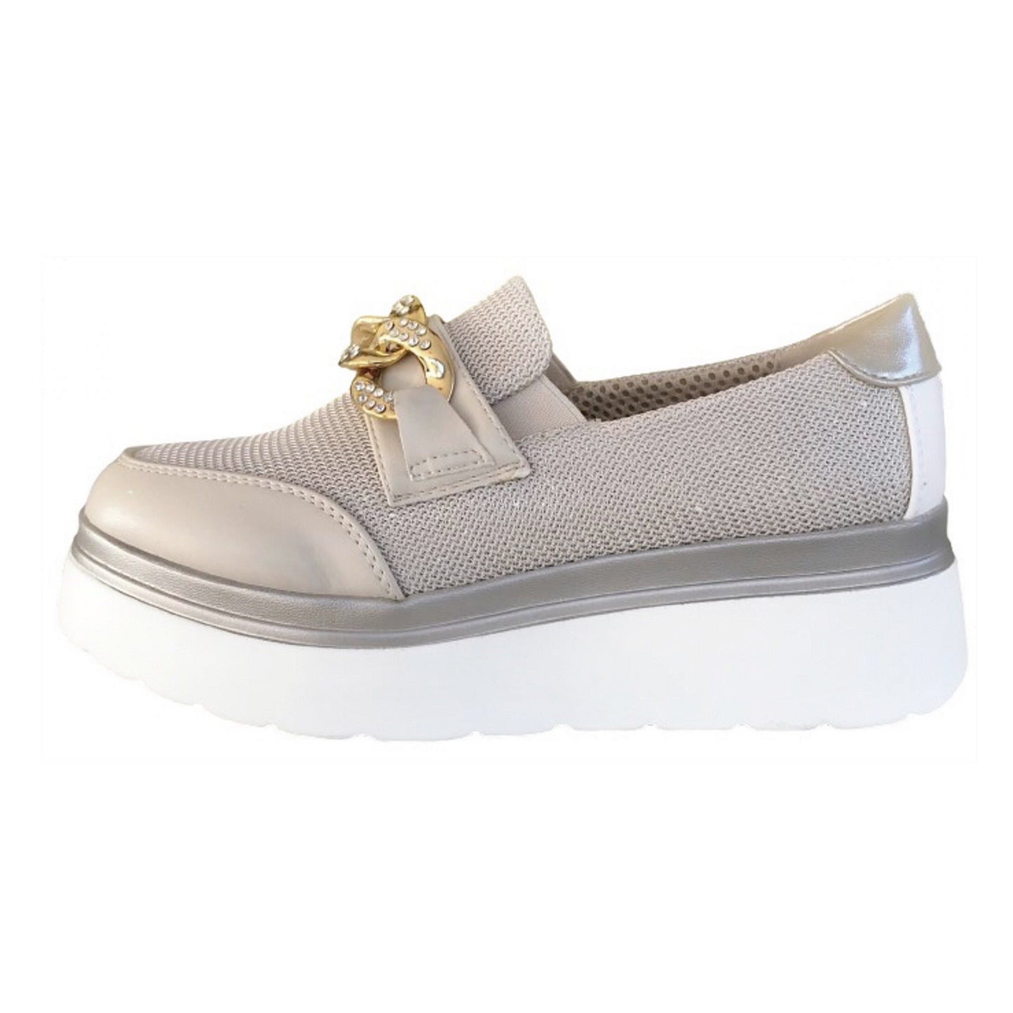 Cinzia Soft Mocassino Donna Beige CI1022