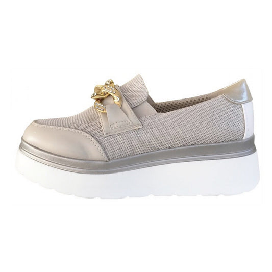 Cinzia Soft Mocassino Donna Beige CI1022