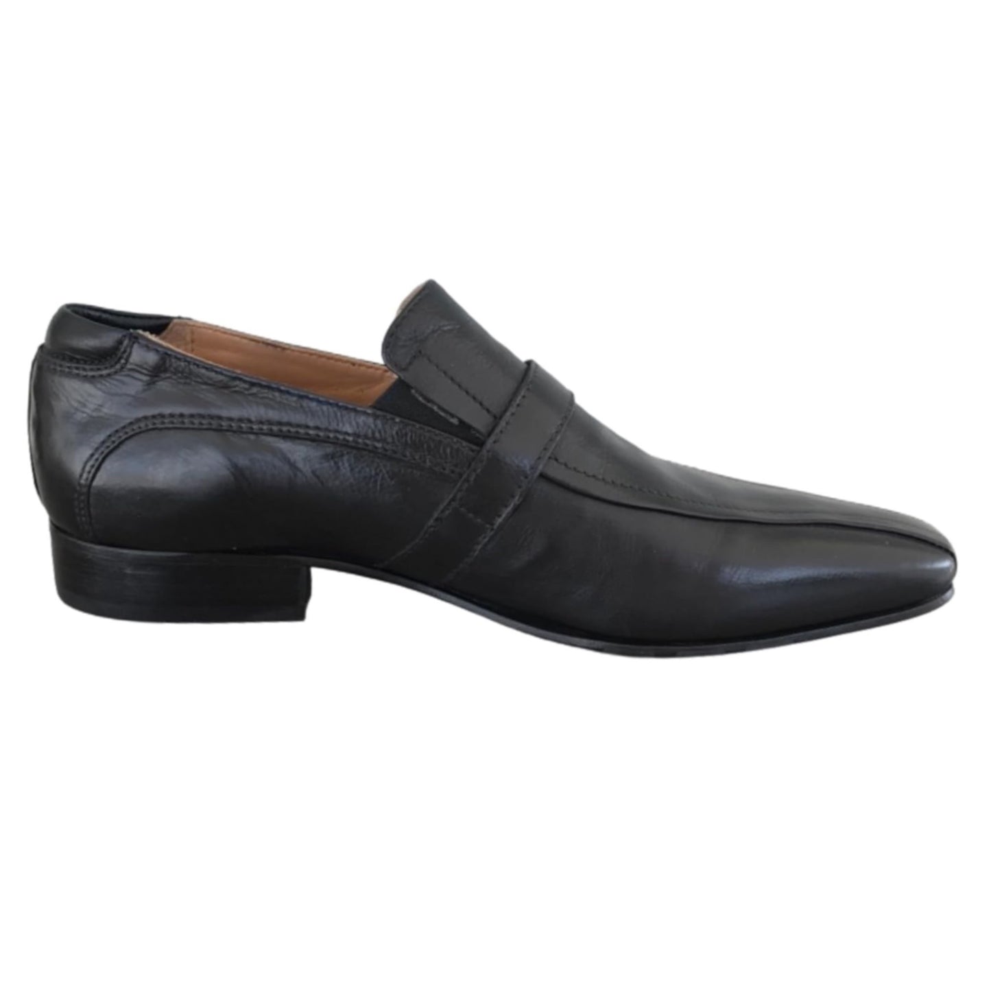 Mocassini Uomo Eleganti NeroGiardini 09240 Vera Pelle Nero con Fibbia argento