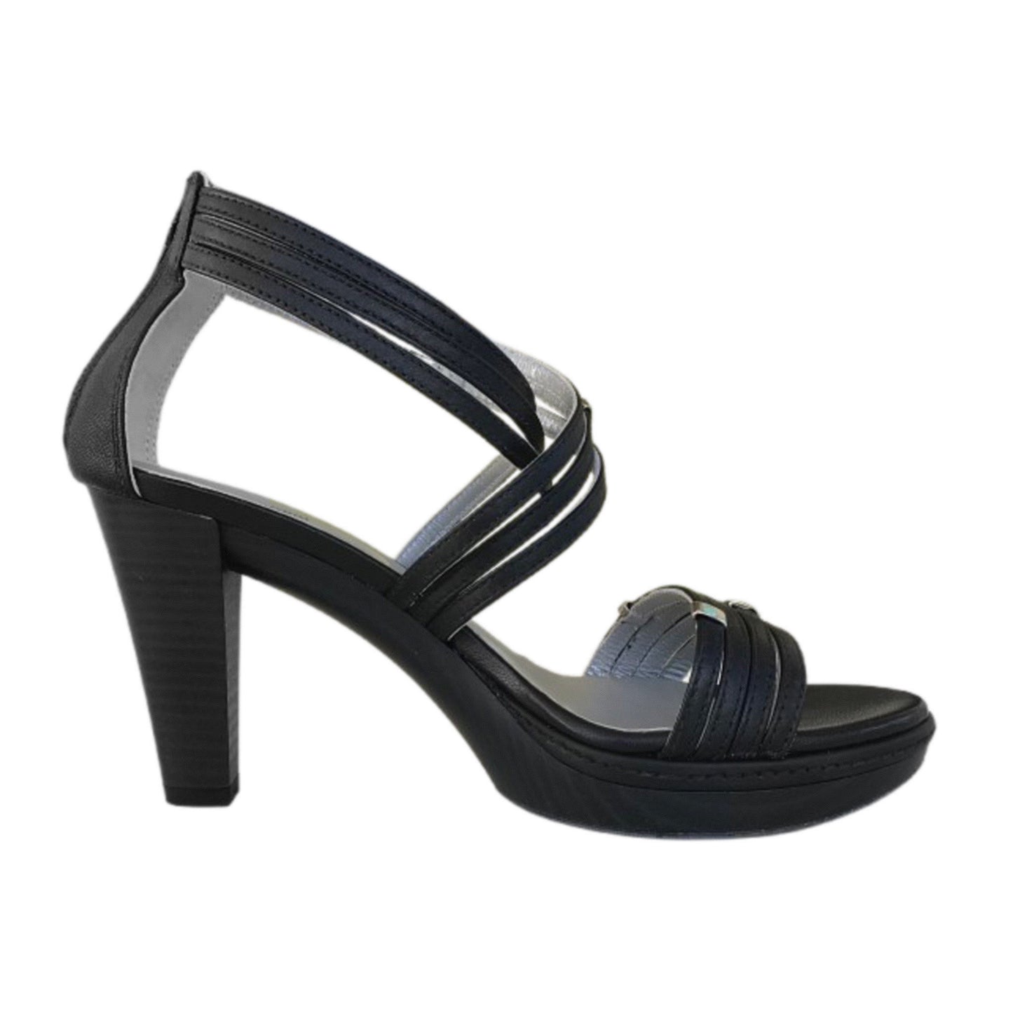 Sandali Donna NeroGiardini P106020D Vera Pelle Nero