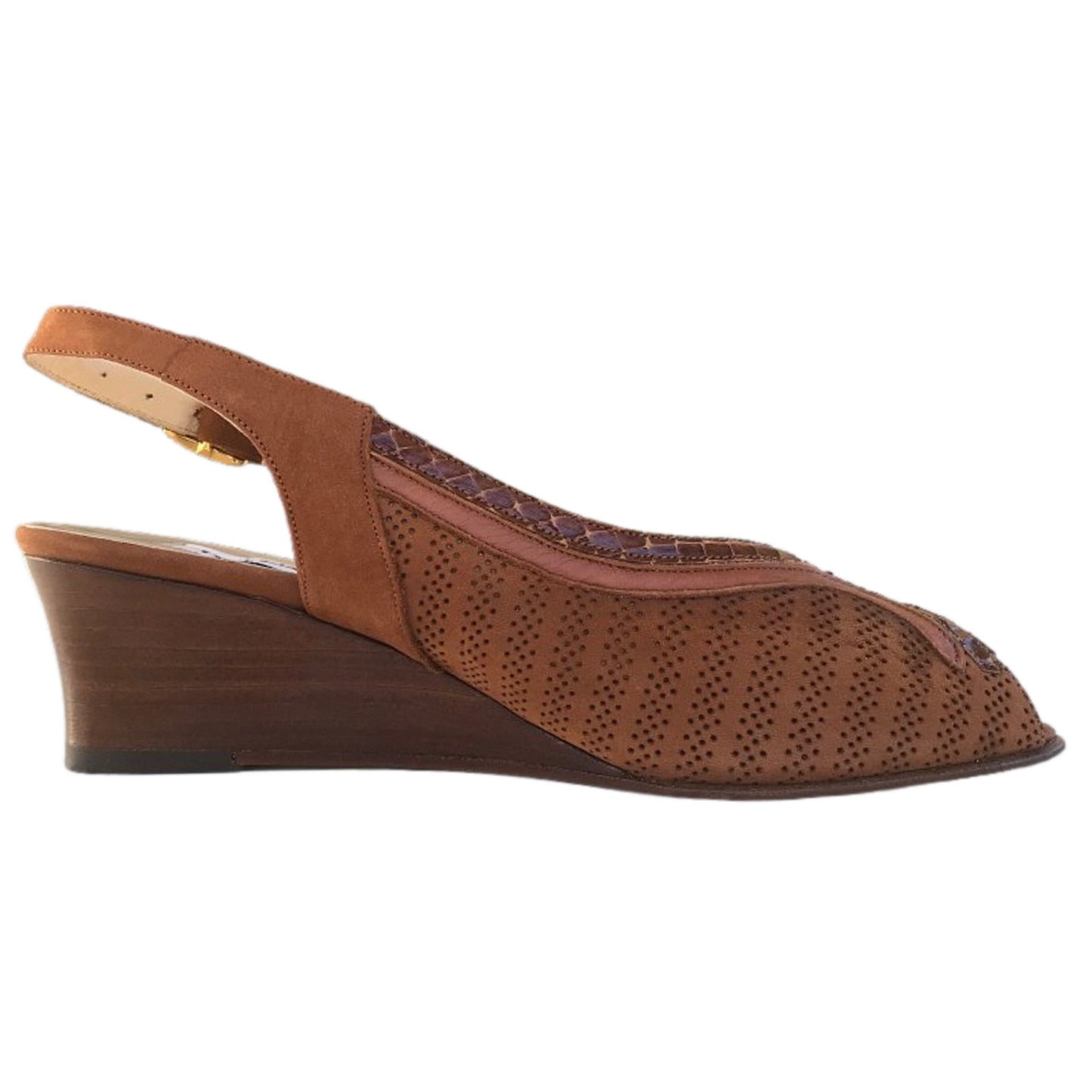Sandali con zeppa Donna Confort 1551 Nabuk