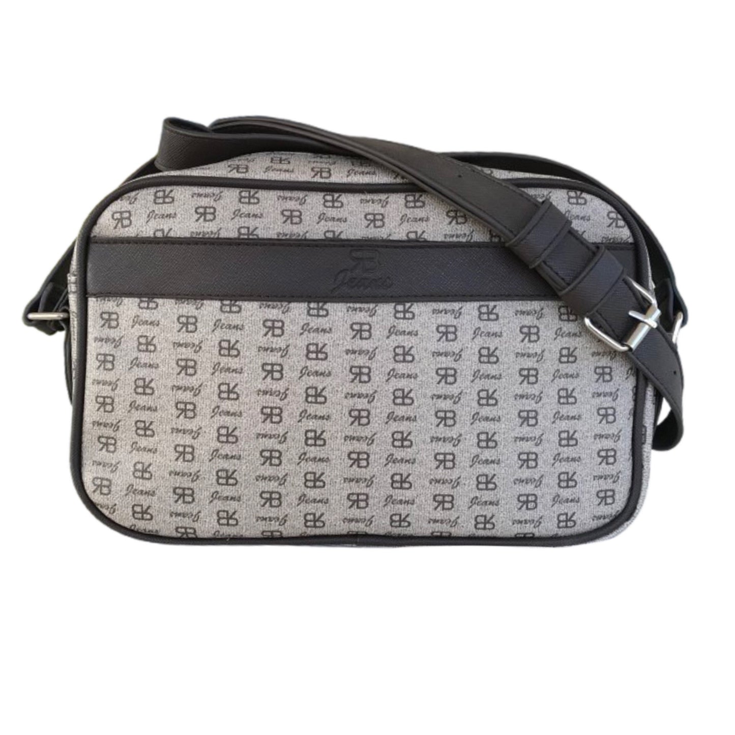 Borsa Monogram Renato Balestra con tracolla regolabile Beige