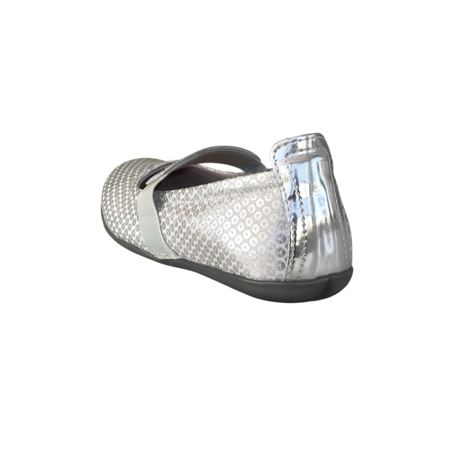 Ballerine Argento Primigi 32845 Vera Pelle e Tessuto ricamato con elastico
