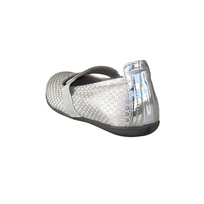 Ballerine Argento Primigi 32845 Vera Pelle e Tessuto ricamato con elastico