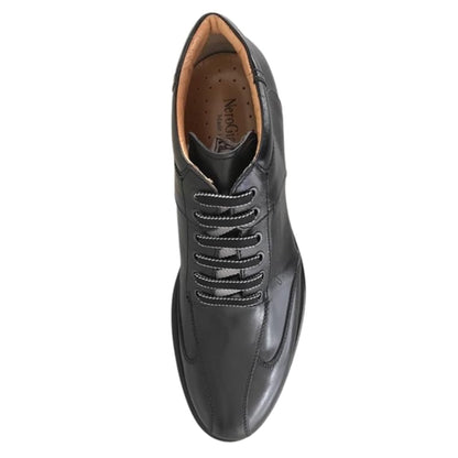 Scarpe Polacchine Eleganti Uomo NeroGiardini A909410 Vera Pelle Nero - 42 EU