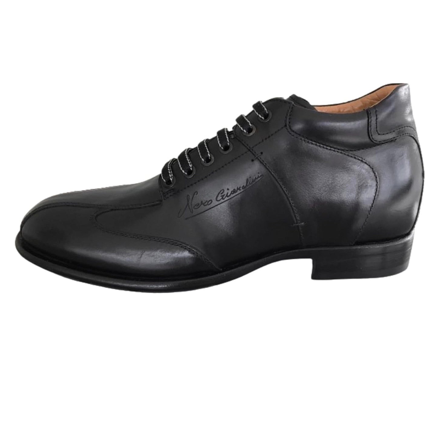 Scarpe Polacchine Eleganti Uomo NeroGiardini A909410 Vera Pelle Nero - 42 EU