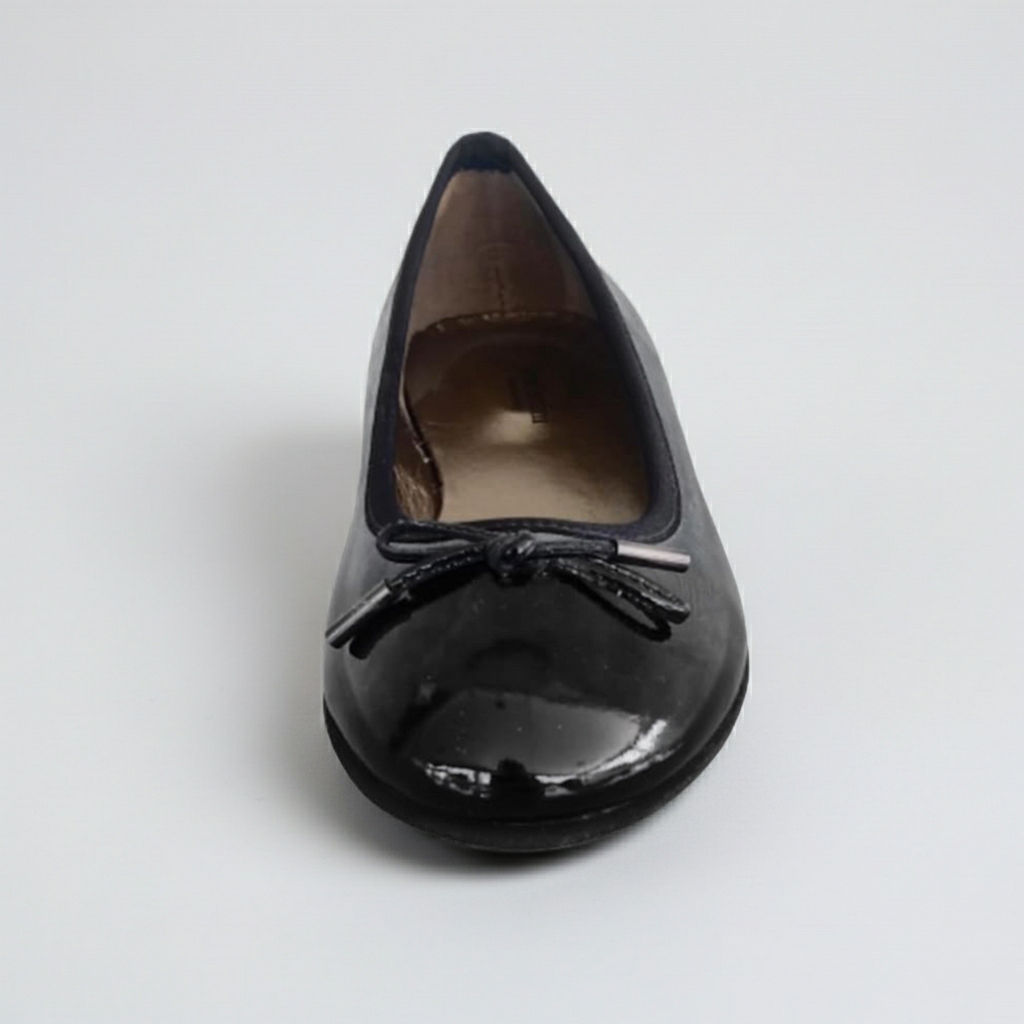 Scarpe Ballerine Donna NeroGiardini A309081D Vera Pelle in Vernice Nero