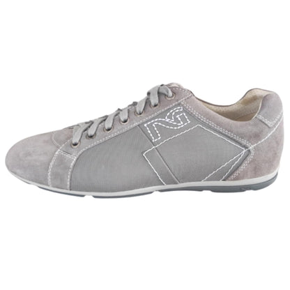 Sneakers Stringate Uomo NeroGiardini P402391U Pelle scamosciata e tessuto Gysel Grigio Fumo - 43 EU