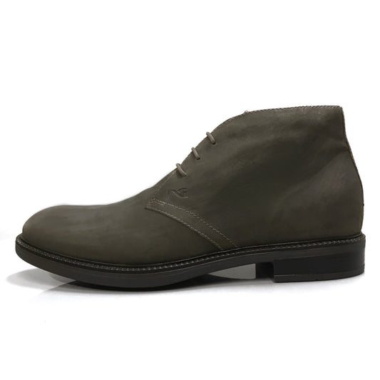 Scarpe Uomo Polacchine NeroGiardini A302081U Vera Pelle, Grigio Verdegris - Numero 42
