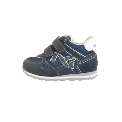 Scarpe Bambino NeroGiardini P623781M Vera Pelle Scamosciata Avio