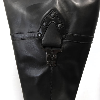 Stivali con tacco a spillo NeroGiardini 00630 Vera Pelle, Cerniera zip, Elastico - Colore Nero