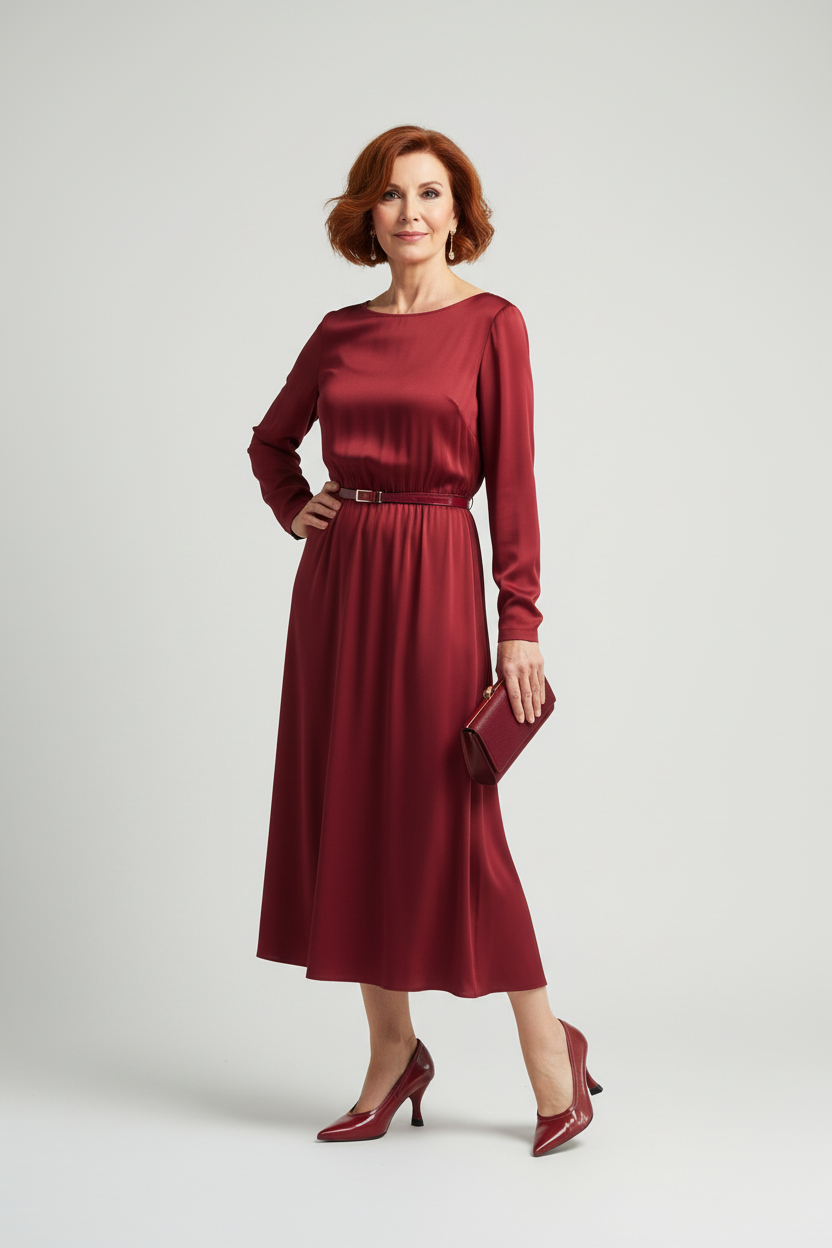 Décolleté a Punta NeroGiardini 00400 – Vera Pelle in Vernice Rosso Bordeaux, 36
