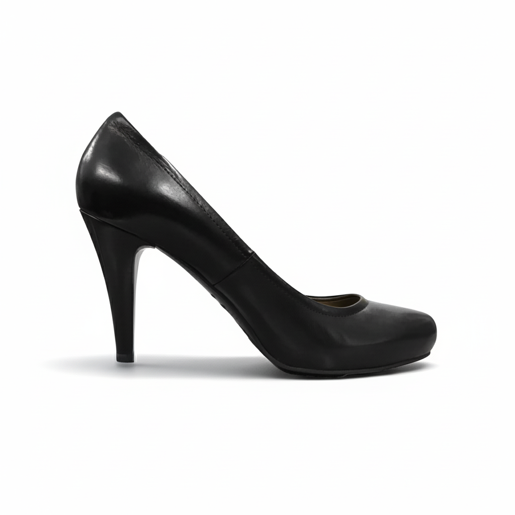 Dècolletè Donna NeroGiardini A106890DE Tacco Alto 9 cm con Plateau, Vera Pelle, Nero - Numero 38 (EU)