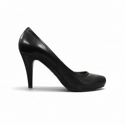 Dècolletè Donna NeroGiardini A106890DE Tacco Alto 9 cm con Plateau, Vera Pelle, Nero - Numero 38 (EU)