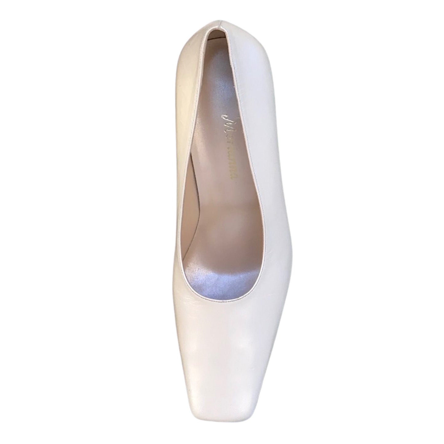 Décolleté Merianna 720 Vera Pelle Bianco Panna Perlato