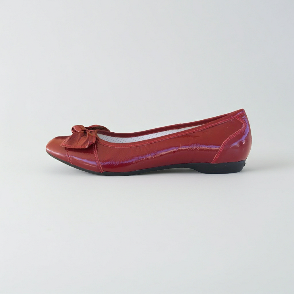 Ballerine NeroGiardini Vera Pelle Rosso Bordeaux