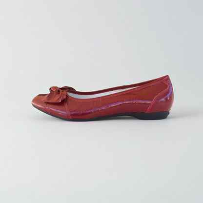 Ballerine NeroGiardini Vera Pelle Rosso Bordeaux