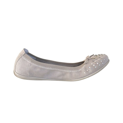 Ballerine con brillantini P530872F Vera Pelle Beige Freddo