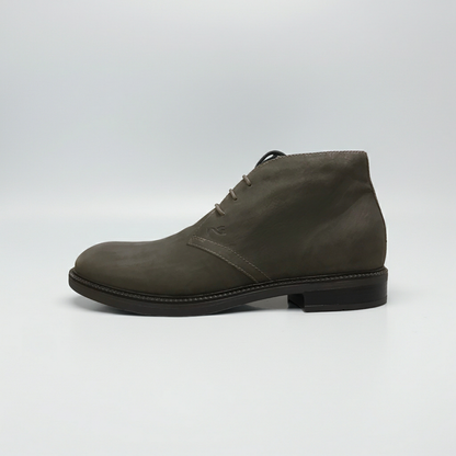 Scarpe Uomo Polacchine NeroGiardini A302081U Vera Pelle, Grigio Verdegris - Numero 42